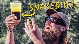 Snakebite - Hard Cider & Stout - Ultimate Fall Beverage - (Homebrew)