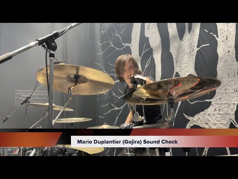 Mario Duplantier (Gojira) Soundcheck on Stage!