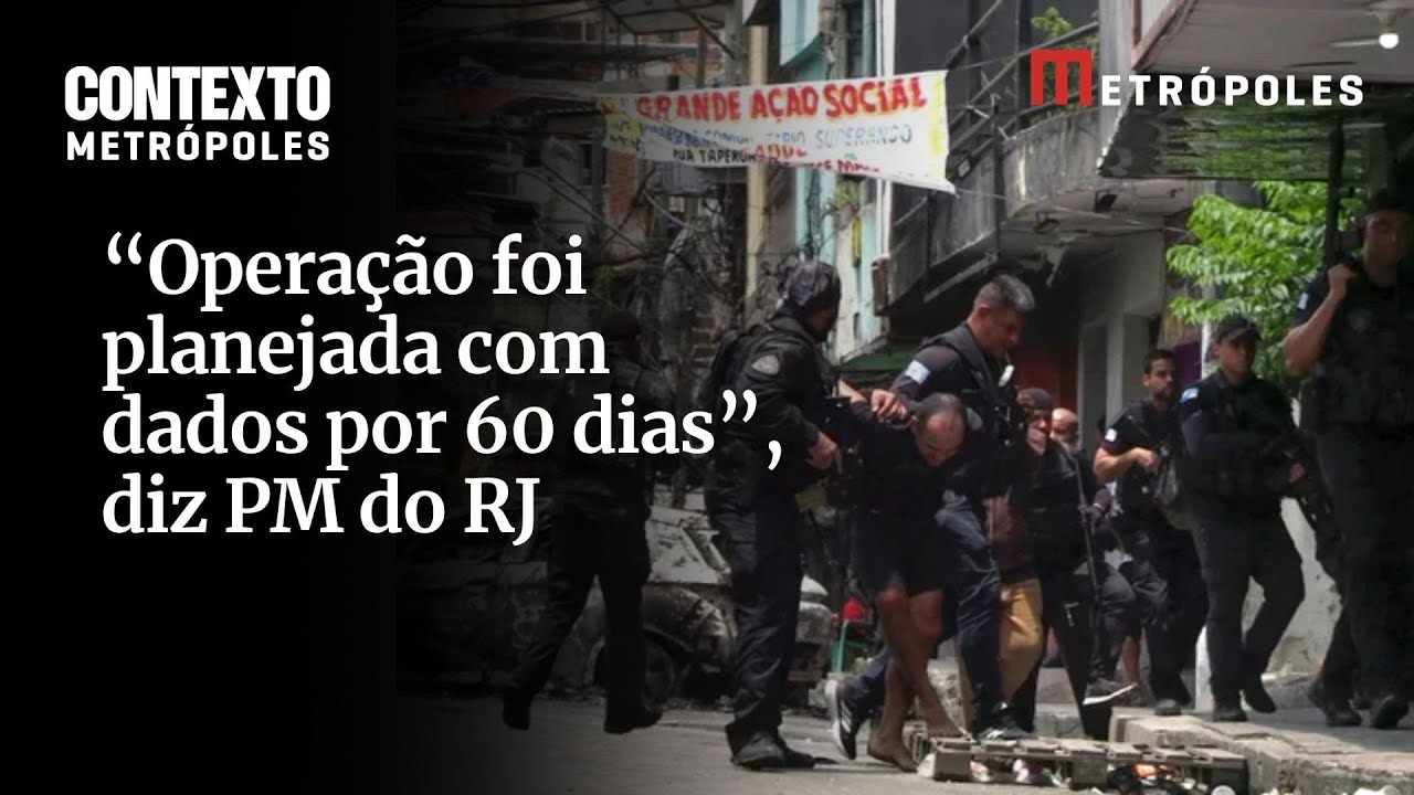 Polícia do Rio fala sobre megaoperação contra Comando Vermelho veja coletiva  TV Online Polícia do Rio fala sobre megaoperação contra Comando Vermelho veja coletiva