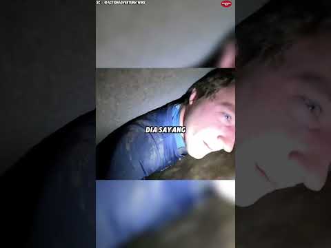 Cowok itu Rekam Runtuhnya Gua Dalam Siaran Langsung