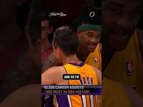 The night Steve Nash climbed to No. 3 on the all-time assists list 😧 #stevenash #basketball #nba