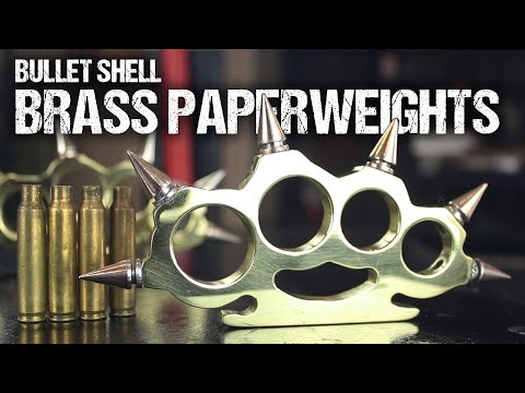 How To Make Brass Knuckles, From Bullet Shells - UC1zZE_kJ8rQHgLTVfobLi_g