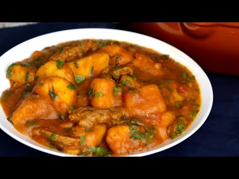 How to cook creamy Nigerian yam porridge with stir fry beef.