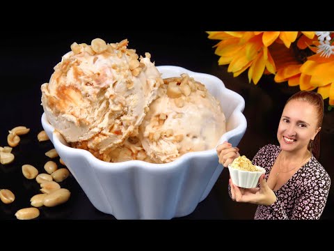 🍦🍧 МОРОЖЕНОЕ СНИКЕРС с карамелью и арахисом Люда Изи Кук как приготовить карамельное мороженое дома
