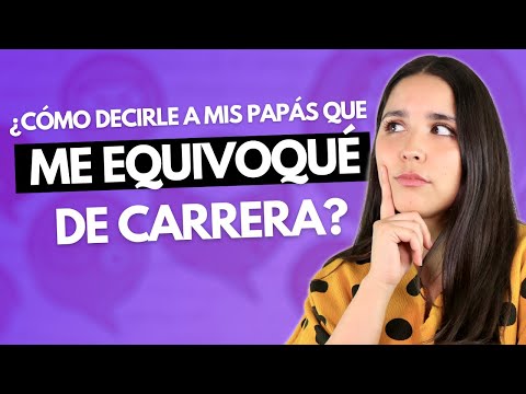 ¿Cómo decirle a mis papás que me equivoqué de carrera? 😥🎓 Pregúntale a Marcela 🧡