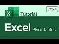 Excel Pivot Tables Tutorial