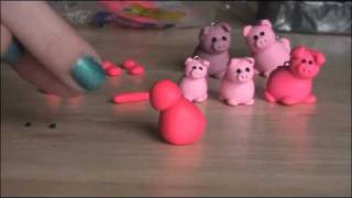 PIG - Polymer Clay Charm - How To | SoCraftastic