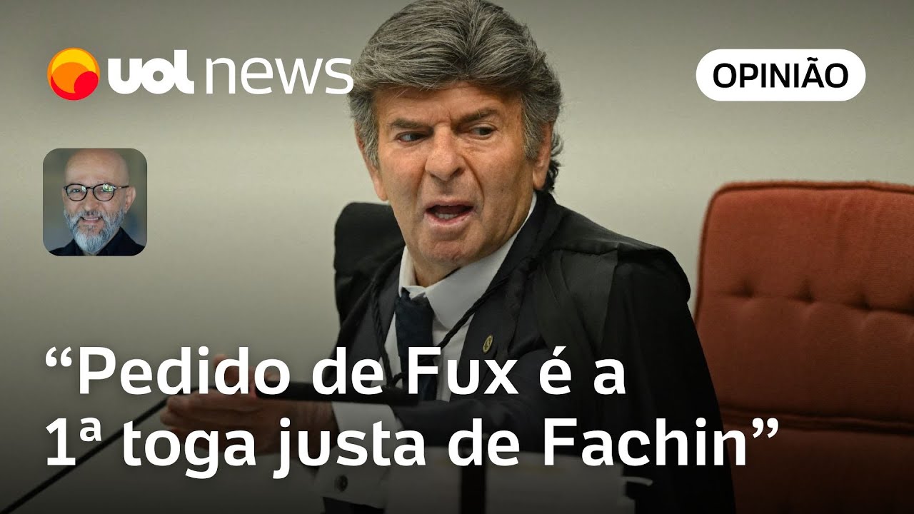 Fux veste a primeira toga justa em Fachin recém empossado presidente do STF | Josias de Souza