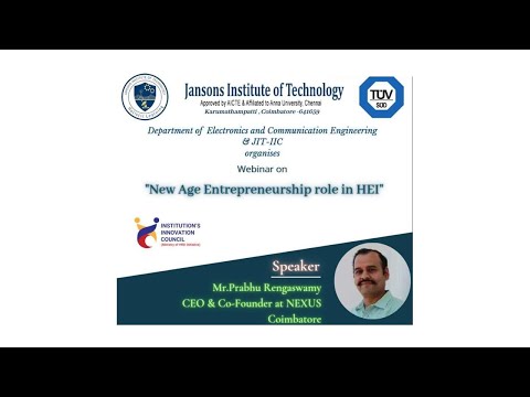 New Age Entrepreneurship role in HEI