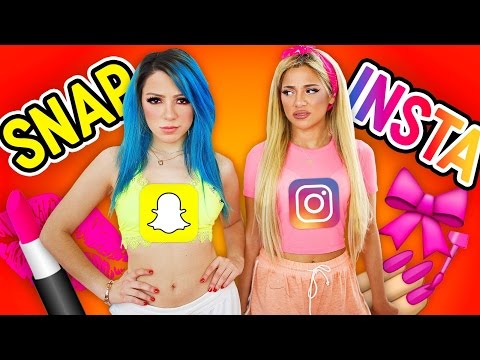 If SNAPCHAT and INSTAGRAM were Girls - UCuVHOs0H5hvAHGr8O4yIBNQ