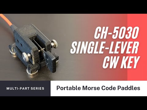 CH-5030 Single-Lever Portable Morse Code Paddle