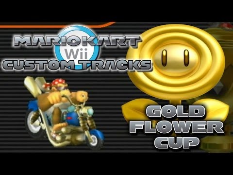 Mario Kart Wii Custom Tracks: Gold Flower Cup - UCzA7lo0Cml0NZYKj3g42BKw