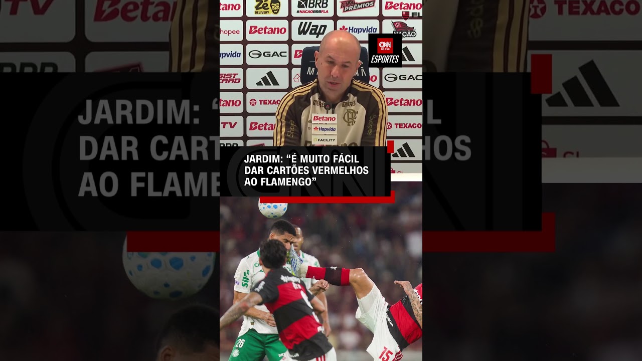 Leonardo Jardim reclama de arbitragem: "É muito fácil dar vermelho ao Flamengo"