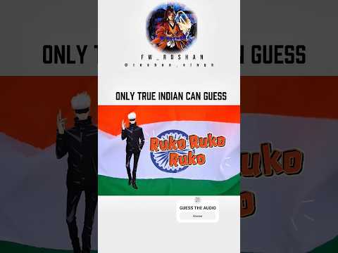 GUESS THE AUDIO ? #edit #youtubeshorts #anime