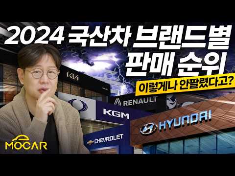 2024 국산차 브랜드 순위, 1등은? 현대,기아,제네시스,르노,KGM,쉐보레 중 누구?