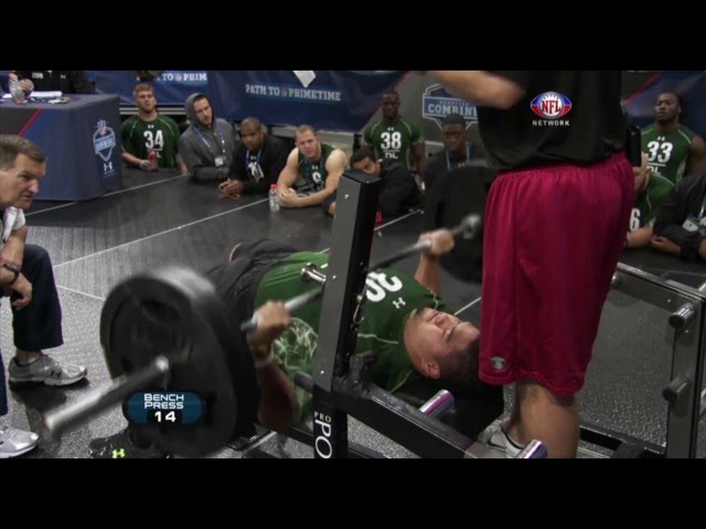 What’s the Record for Bench Press at the NFL Combine?