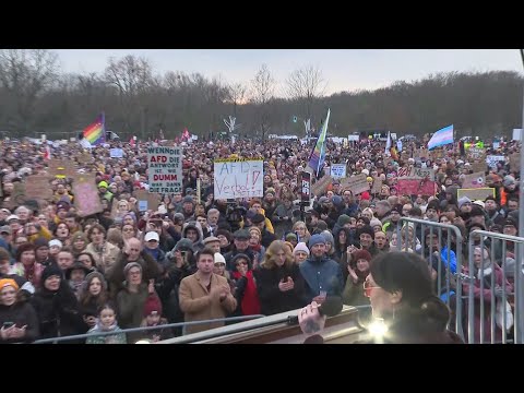 Anti far-right protest takes place in Berlin | AFP