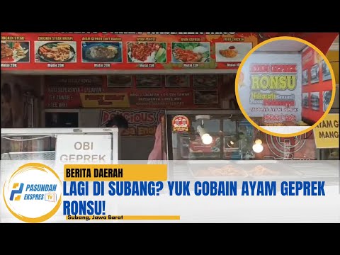 LAGI DI SUBANG? Yuk cobain Ayam Geprek Ronsu!