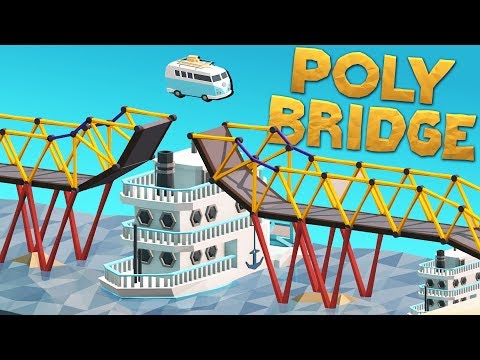 Boats, Cars, and Bridges! - Poly Bridge Gameplay - UCK3eoeo-HGHH11Pevo1MzfQ
