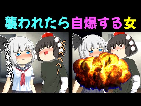 襲われた時にアレが爆発する世界！【ゆっくり茶番】