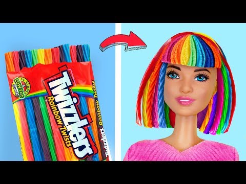 12 Clever Barbie Hacks And Crafts / Edible Barbie Clothes And Accessories! - UCWwqHwqLSrdWMgp5DZG5Dzg