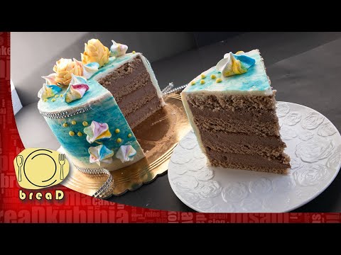Čoko nugat torta | Chocolate Nougat Cake | breaD