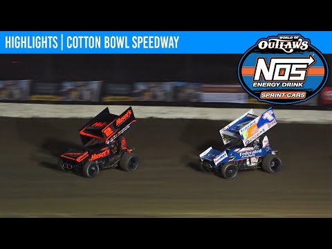 World of Outlaws NOS Energy Drink Sprint Cars | Cotton Bowl Speedway | March 22, 2025 | HIGHLIGHTS - dirt track racing video image