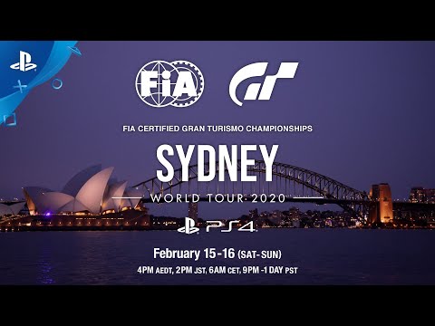 FIA Gran Turismo Championships 2020 Sydney Announcement Trailer | PS4