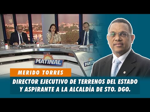 Merido Torres, Director ejecutivo de terrenos del estado y aspirante a la alcaldía de STO. DGO.