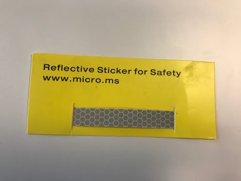 How to Remove Clear Peel in Back of Reflective Sticker