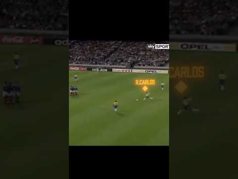 The Goalkeeper didn't know it was Robert Carlos....🥶#cr7 #aura #football #carlos