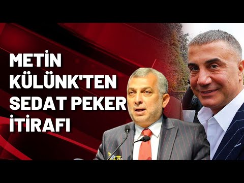 Metin Külünk'ten itiraf