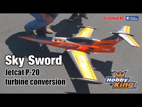 HobbyKing 1.2m EPO foam SKY SWORD Jetcat P20 TURBINE CONVERSION - UChL7uuTTz_qcgDmeVg-dxiQ