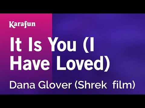 Karaoke It Is You (I Have Loved) - Dana Glover * - UCbqcG1rdt9LMwOJN4PyGTKg