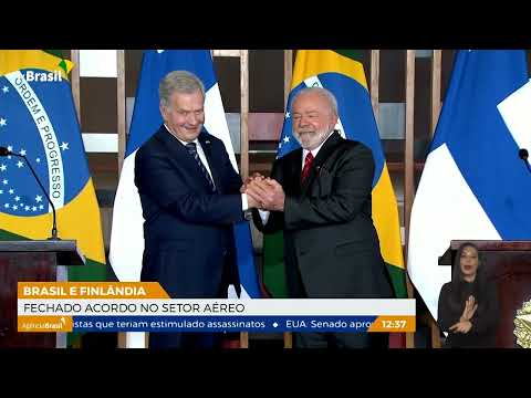 Brasil e Finlândia fecham acordo no setor aéreo
