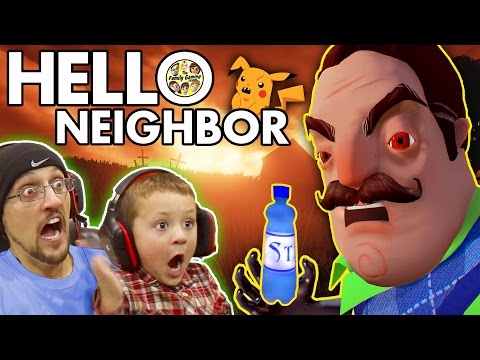 HELLO NEIGHBOR! Scary BASEMENT Mystery Game!  His Secret? Water Bottle Flip Addiction? (FGTEEV Fun) - UCC-RHF_77zQdKcA75hr5oTQ