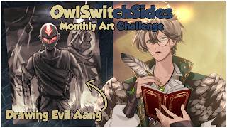 Do you choose the light or the dark side? Join my Art challenge!