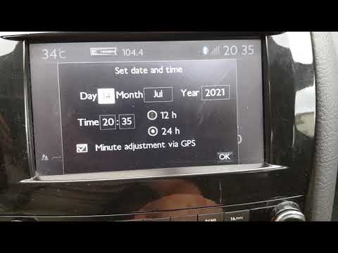 Come regolare l'orario nella Peugeot 407?