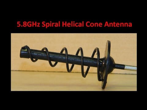 5 8GHz Spiral Helical Cone Antenna - UCHqwzhcFOsoFFh33Uy8rAgQ