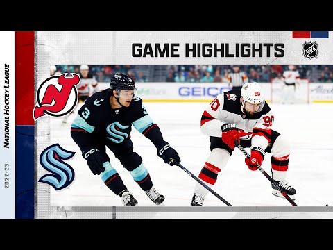 Devils @ Kraken 1/19 | NHL Highlights 2023