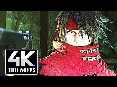 Final Fantasy 7 Rebirth - Cloud meets Vincent Valentine for the first time Cutscene【4K】