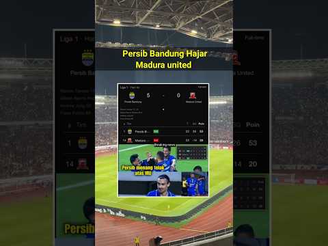 Persib Bandung Hajar Madura united #breakingnews #beritasepakbola #brisuperleague
