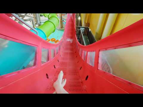 Wild Rapids POV | Fast Water Coaster Slide at OKANA Resort