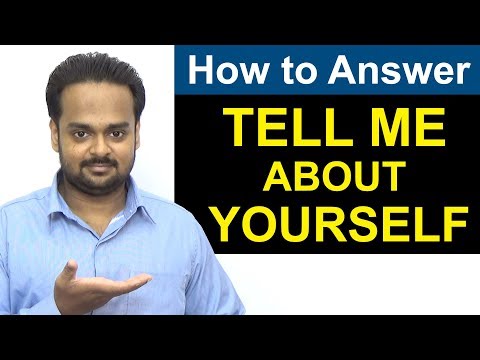 Tell Me About Yourself - The PERFECT ANSWER to This Interview Question