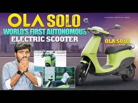 OLA SOLO😱 - World's First Autonomous Electric Scooter | April Fool? | Electric Vehicles India