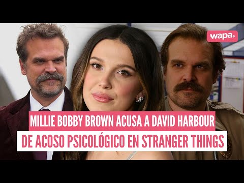 Escándalo en Stranger Things: Millie Bobby Brown denuncia acoso de David Harbour