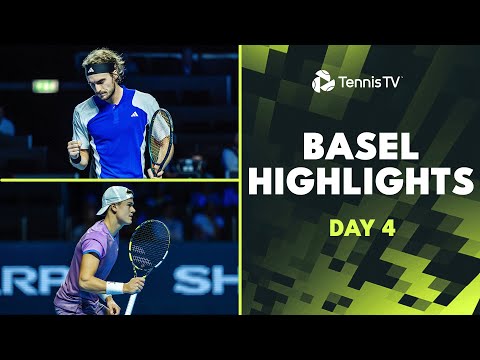 Tsitsipas vs Van De Zandschulp; Rune & Shelton Also Feature | Basel 2024 Day 4 Highlights