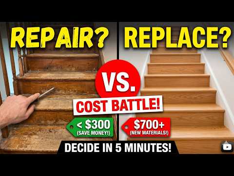 Should You Repair or Replace Your Basement Stairs? - DIY Cost Formula