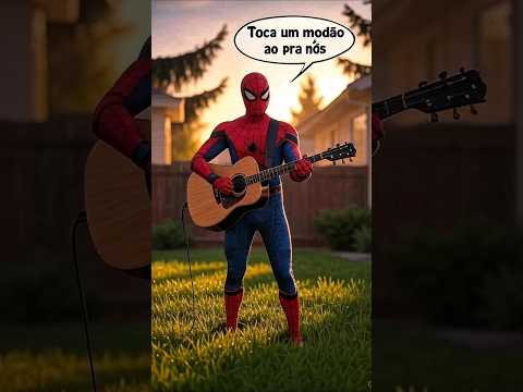 HOMEN ARANHA manda as garotas ficarem hum modão #supergirl #marvel #miranha