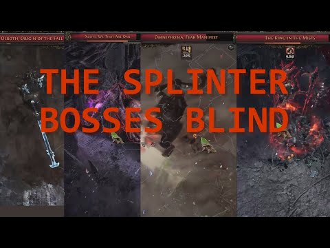 Doing the 4 Splinter bosses blind